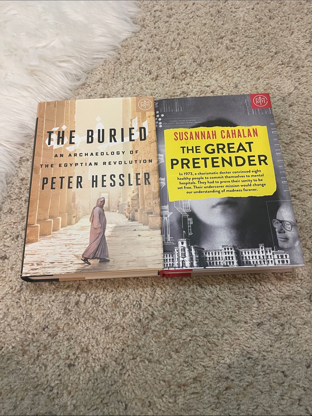 BOTM non fiction book bundle: the buried & the great pretender